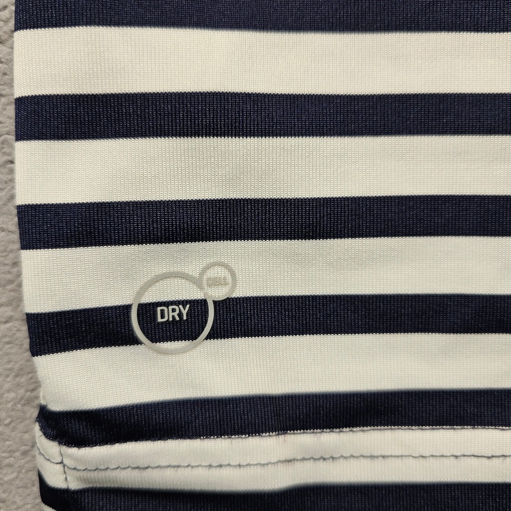 Puma Polo Shirt Mens XL Multi Striped Dry Cell Embroidered Logo Short Sleeve - Picture 10 of 12